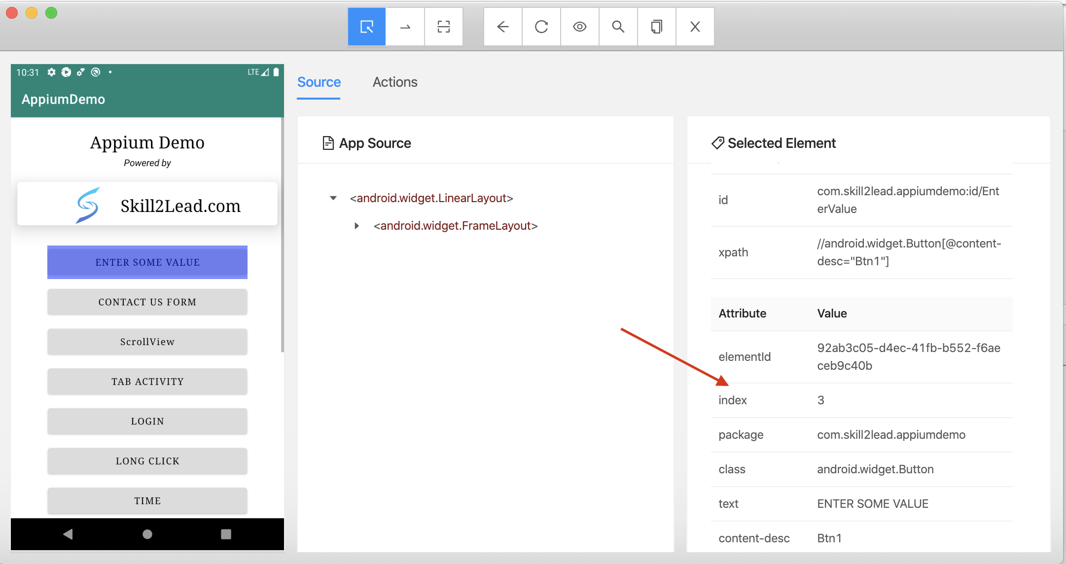 Content-Description Locator